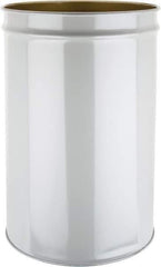 Justrite - 55 Gallon Fire Resistant Steel Drum - 23-3/4 Inch Outside Diameter, 34-1/2 Inch High - USA Tool & Supply