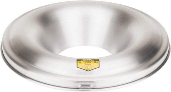 Justrite - Aluminum Steel Fire Resistant Head - 19-7/8 Inch Outside Diameter, 30 Gallon Complete Drum, 7 Inch Opening Diameter, FM and UL Standards - USA Tool & Supply