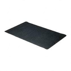 Wearwell - 5' Long x 3' Wide, Dry Environment, Anti-Fatigue Matting - Black, Natural Rubber with Nitrile Blend Base, Beveled on 4 Sides - USA Tool & Supply