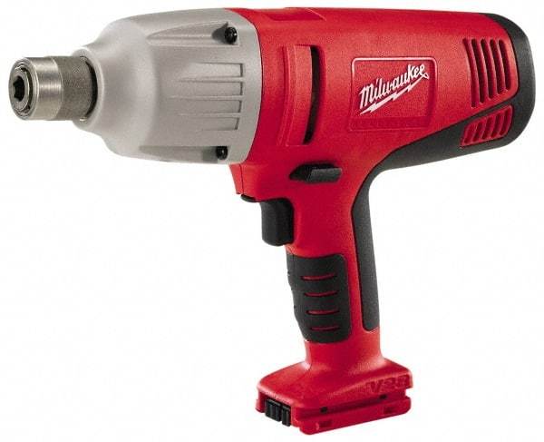 Milwaukee Tool - 7/16" Drive 28 Volt T-Handle Cordless Impact Wrench & Ratchet - 0 to 1,450 RPM, 0 to 2,450 BPM, 325 Ft/Lb Torque, Lithium-Ion Batteries Not Included - USA Tool & Supply