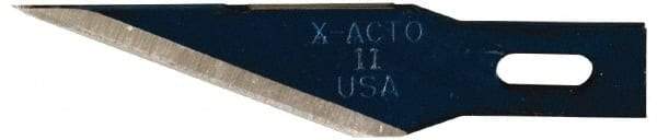 X-ACTO - 500 Piece Steel Hobby Blade - 1-19/32" OAL - USA Tool & Supply