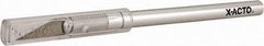 X-ACTO - 6" OAL Carbon Steel Hobby Knife - #11 Classic Fine Point Blade, Aluminum Handle - USA Tool & Supply