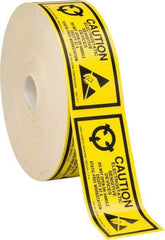 Made in USA - Caution Electrostatic Sensitive Devices Shipping Label - 5" High x 2" Wide - USA Tool & Supply