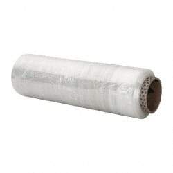 Stretch Associates - 15" x 1,500' 75 Gauge Clear Hand Held Stretch & Pallet Wrap for Use with Dispenser - 4 Piece, 75 Gauge, Clear - USA Tool & Supply