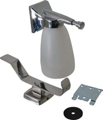 Value Collection - 16 oz Liquid Soap Dispenser Hardware - Plastic, Hanging, Chrome - USA Tool & Supply