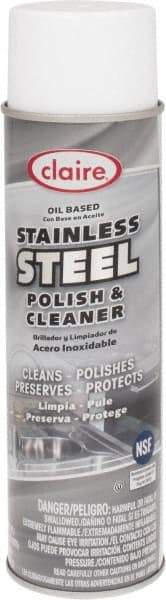 Made in USA - 20 Fluid Ounce Metal Cleaner - Lemon Scent, Aerosol - USA Tool & Supply