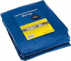 Value Collection - 30' Long x 20' Wide Polyethylene Tarp & Dust Cover - Blue - USA Tool & Supply