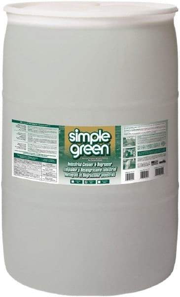 Simple Green - 55 Gal Drum Cleaner/Degreaser - Liquid, Biodegradable, Concentrated, Unscented - USA Tool & Supply