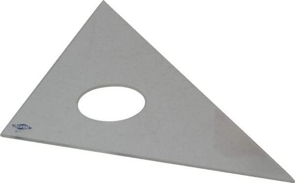 Alvin - 8 Inch Long, Styrene Plastic Triangles - USA Tool & Supply