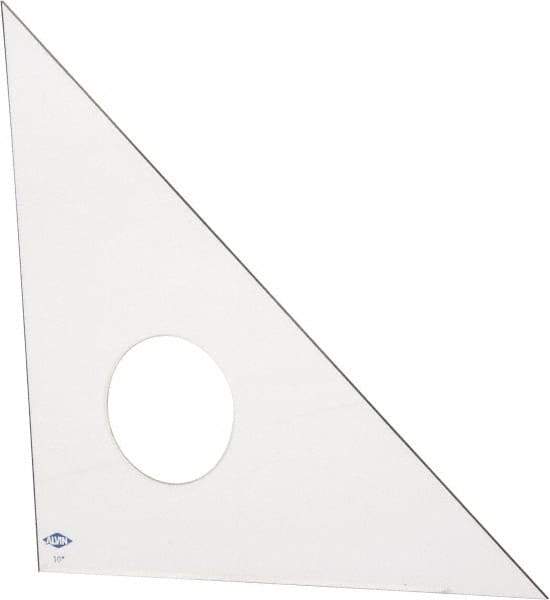 Alvin - 10 Inch Long, Styrene Plastic Triangles - USA Tool & Supply