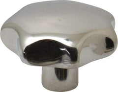 KIPP - 2.48" Head Diam, 7 Point Lobed Knob - 1/2-13 Hole, Stainless Steel - USA Tool & Supply