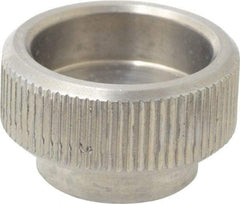 KIPP - 20mm Head, Knurled (Open Face) Knob - Tapped, Stainless Steel - USA Tool & Supply