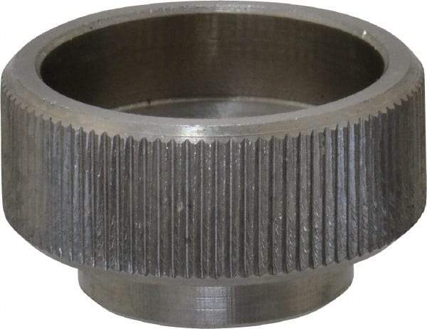 KIPP - 30mm Head, Knurled (Open Face) Knob - Tapped, Stainless Steel - USA Tool & Supply