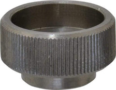 KIPP - 30mm Head, Knurled (Open Face) Knob - Tapped, Stainless Steel - USA Tool & Supply