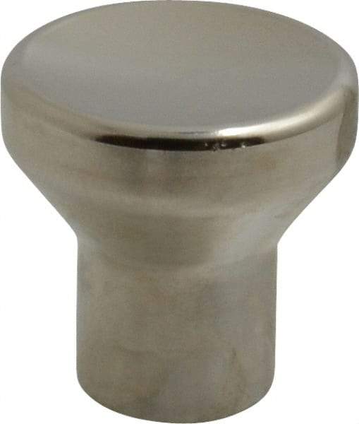 KIPP - 21mm Head, Mushroom (Smooth) Knob - Tapped, Stainless Steel - USA Tool & Supply