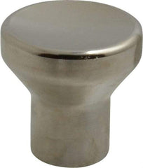 KIPP - 21mm Head, Mushroom (Smooth) Knob - Tapped, Stainless Steel - USA Tool & Supply