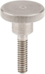 KIPP - 20mm Head, Knurled Knob - Threaded Stem, Stainless Steel - USA Tool & Supply