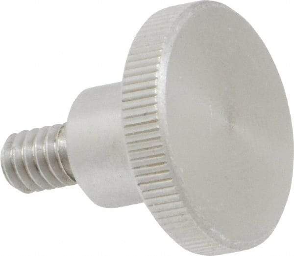 KIPP - 24mm Head, Knurled Knob - Threaded Stem, Stainless Steel - USA Tool & Supply