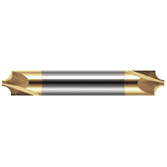 Harvey Tool - 5mm Radius, 1/2" Diam, 2 Flute Solid Carbide Corner Rounding End Mill - Exact Industrial Supply