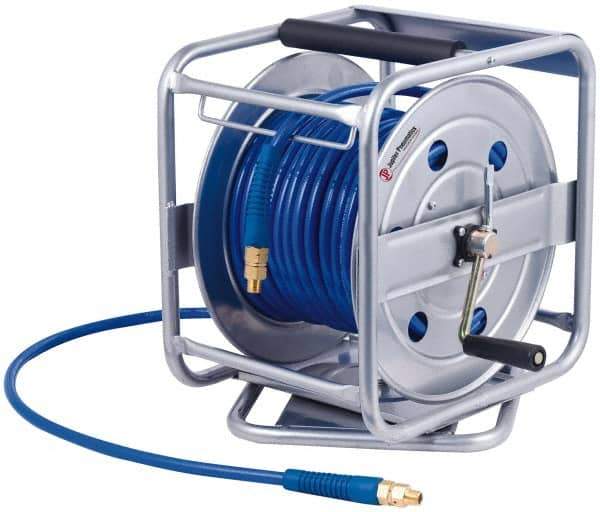 PRO-SOURCE - 100' Manual Hose Reel - 250 psi, Hose Included - USA Tool & Supply