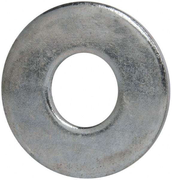 Value Collection - 7/8" Screw, Grade 2 Steel USS Flat Washer - 15/16" ID x 2-1/4" OD, 11/64" Thick, Zinc-Plated Finish - USA Tool & Supply
