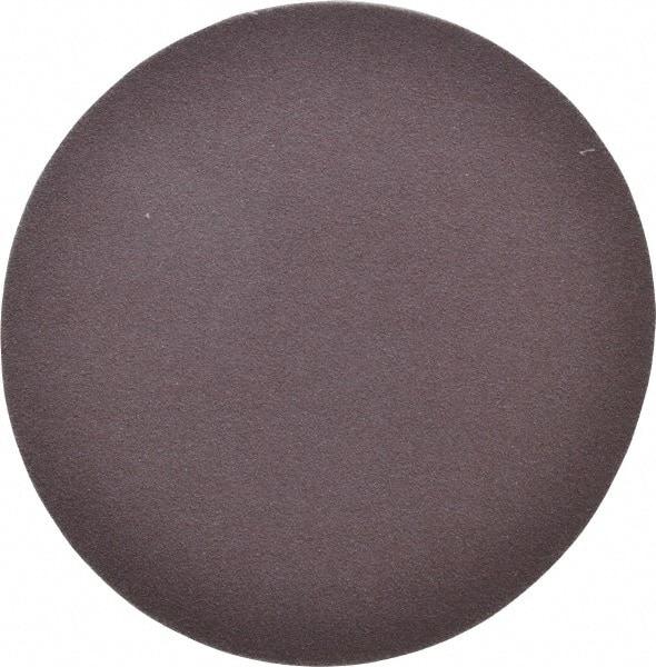 Norton - 5" Diam, 120 Grit Aluminum Oxide Adhesive PSA Disc - Medium Grade, Maroon, X Weighted Backing, Flexible - USA Tool & Supply