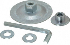 Norton - Grinding Wheel Adapter Kit - 1/16 to 1/4" Wheel Width, Right Handed - USA Tool & Supply