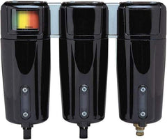 Parker - 77 CFM Oil, Dust, Water, Particulate Filter - 1" NPT, 250 psi, Auto Drain - USA Tool & Supply