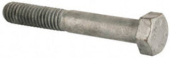 Value Collection - 5/16-18 Thread, 2-1/4" Length Under Head, Steel Hex Head Bolt - Hot Dipped Galvanized Coated, UNC Thread, ASTM A307, Grade 2 - USA Tool & Supply