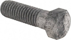 Value Collection - 7/16-14 Thread, 1-1/2" Length Under Head, Steel Hex Head Bolt - Hot Dipped Galvanized Coated, UNC Thread, ASTM A307, Grade 2 - USA Tool & Supply