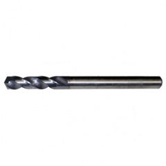 #20 RHS / RHC HSS-CO 8% (M42) 135 Degree Split Point Q-AMD Aircraft Maintenance Short Flute Jobber Drill - TiCN - USA Tool & Supply