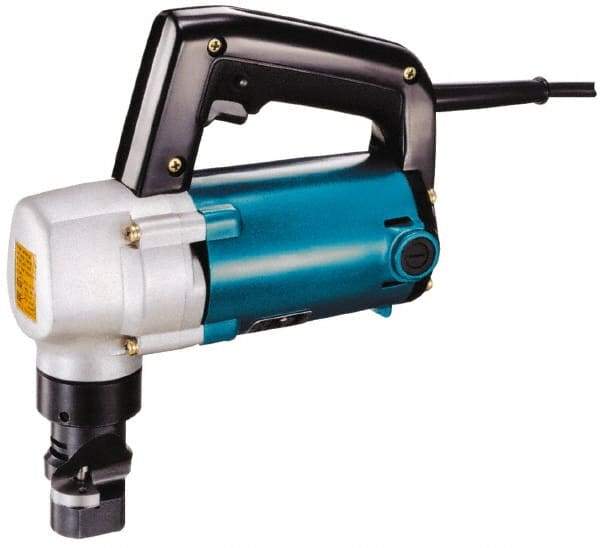 Makita - Power Nibblers Type of Power: Electric Cutting Capacity (Gauge): 10 (Steel); 12 (Stainless Steel) - USA Tool & Supply