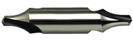 8mm x 80mm OAL 60° HSS Center Drill With Reinforced Neck-Bright Form A - USA Tool & Supply