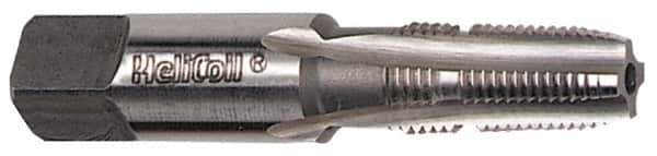 Heli-Coil - 1 - 11-1/2 NPT Thread 5 Flutes, Plug Chamfer, Bright Finish, High Speed Steel, Pipe STI Tap - 4" Overall Length, 1-5/16" Shank Diam, 0.984" Square Size, 1-3/4" Thread Length - USA Tool & Supply