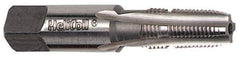 Heli-Coil - 1/2-14 NPT Thread 5 Flutes, Bottoming Chamfer, Bright Finish, High Speed Steel, Pipe STI Tap - 3-1/4" Overall Length, 0.9063" Shank Diam, 0.679" Square Size, 1-3/8" Thread Length - USA Tool & Supply