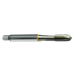 M5 x .80 3FL 6H Cobalt Spiral Point Plug Yellow Ring Tap-Bright FORM-B - USA Tool & Supply
