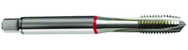 M10x1.5 6H 3-Flute Cobalt Red Ring Spiral Point Plug Tap-Bright - USA Tool & Supply