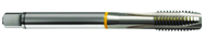 M1.6x0.35 6H 2-Flute Cobalt Yellow Ring Spiral Point Plug Tap-Bright - USA Tool & Supply
