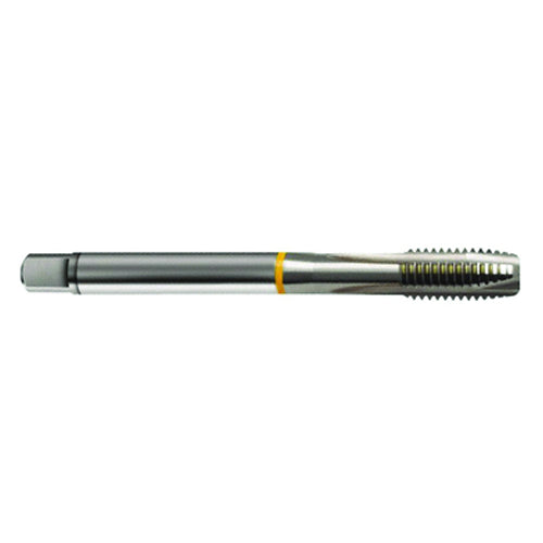 M8 × 1.25 3FL 6H Cobalt Spiral Point Plug Yellow Ring Tap-Bright FORM-B DIN 376 - USA Tool & Supply