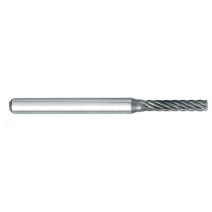 ‎SH-41 -1/8 × 1/4 LOC × 1/8 Shank × 1-1/2 OAL Pointed Tree Carbide Medium Right Hand Spiral Burr - USA Tool & Supply