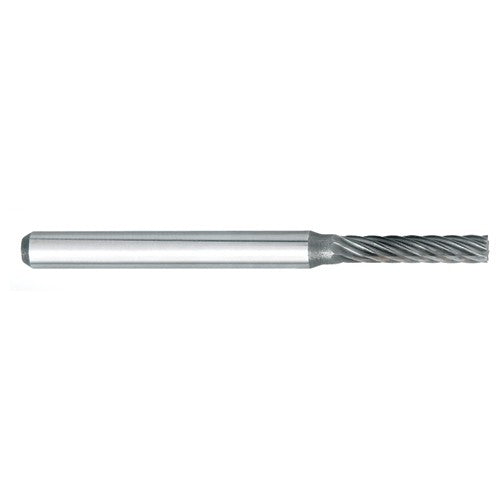 ‎SC-42 -3mm × 14mm LOC × 6mm Shank × 50mm OAL Cylindrical Ball Nose Carbide Medium Right Hand Spiral Burr - USA Tool & Supply