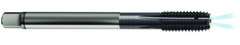 M12 x 1.0 Dia. - 6HX - 5 FL - Carbide Semi-Bott Tap-TiCN -Coolant-Thru-FORM-C DIN 374 - USA Tool & Supply