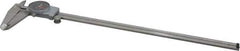 TESA Brown & Sharpe - 0" to 12" Range, 0.001" Graduation, 0.1" per Revolution, Dial Caliper - Black Face, 2-1/2" Jaw Length - USA Tool & Supply