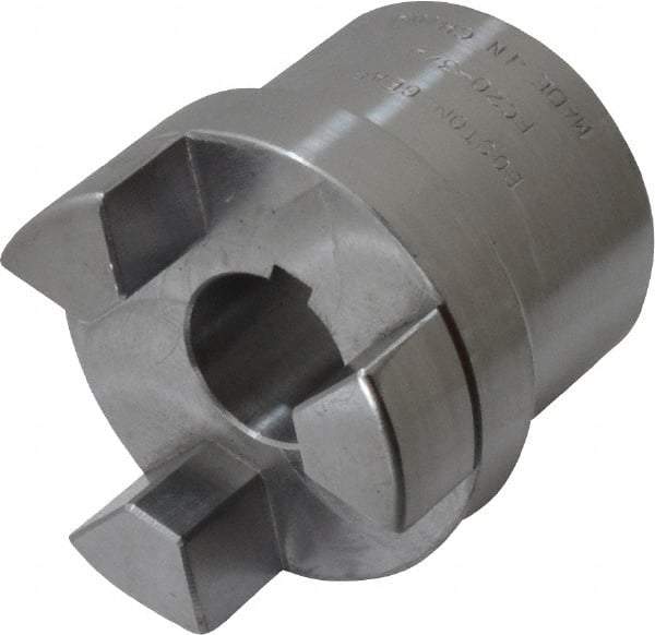 Boston Gear - 3/4" Max Bore Diam, FC20 Coupling Size, Flexible Half Coupling - 2" OD, 3.69" OAL, Steel - USA Tool & Supply