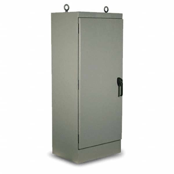 Wiegmann - NEMA 4 Steel Standard Enclosure with Cabinet Hinged Cover - USA Tool & Supply