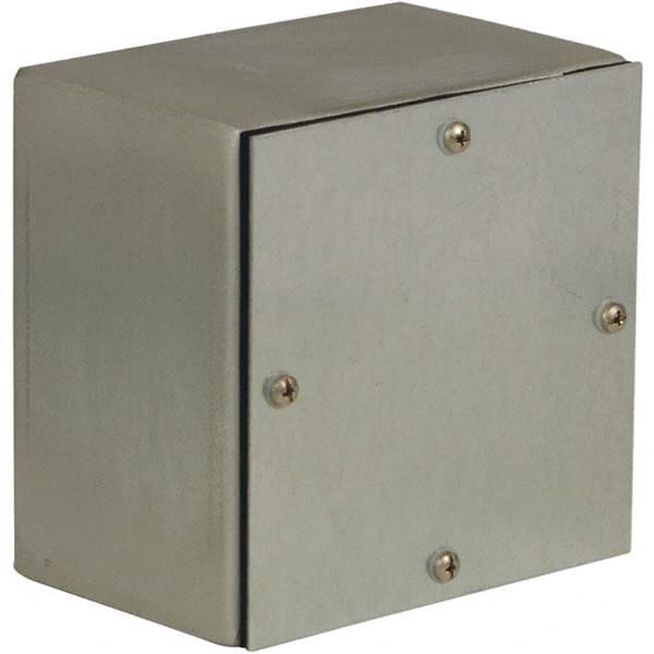 Wiegmann - NEMA 4 Steel Junction Box Enclosure with Screw Cover - USA Tool & Supply