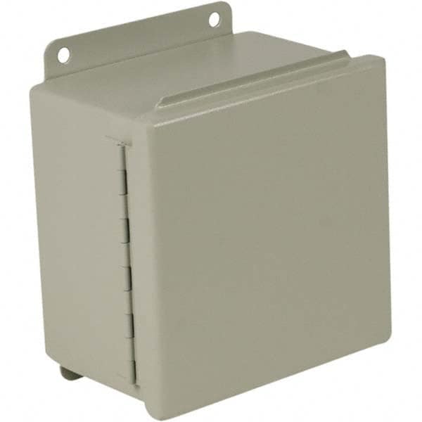 Wiegmann - NEMA 12 Steel Standard Enclosure with Continuous Hinge Cover - USA Tool & Supply