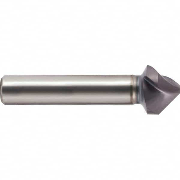 Guhring - 20.5mm Head Diam, 10mm Shank Diam, 3-Flute 90° Cobalt Countersink - USA Tool & Supply