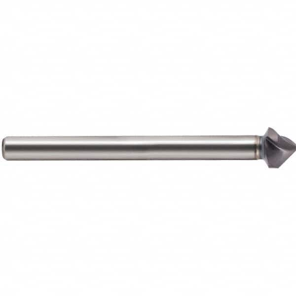 Guhring - 20.5mm Head Diam, 10mm Shank Diam, 3-Flute 90° High Speed Steel Countersink - USA Tool & Supply