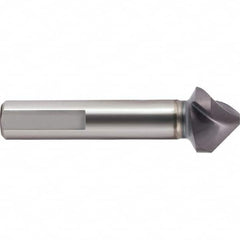 Guhring - 8mm Head Diam, 6mm Shank Diam, 3-Flute 90° Cobalt Countersink - USA Tool & Supply